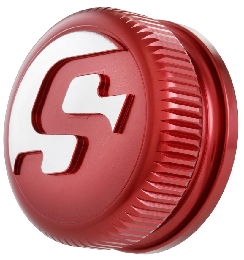 Gas cap for Vespa, red