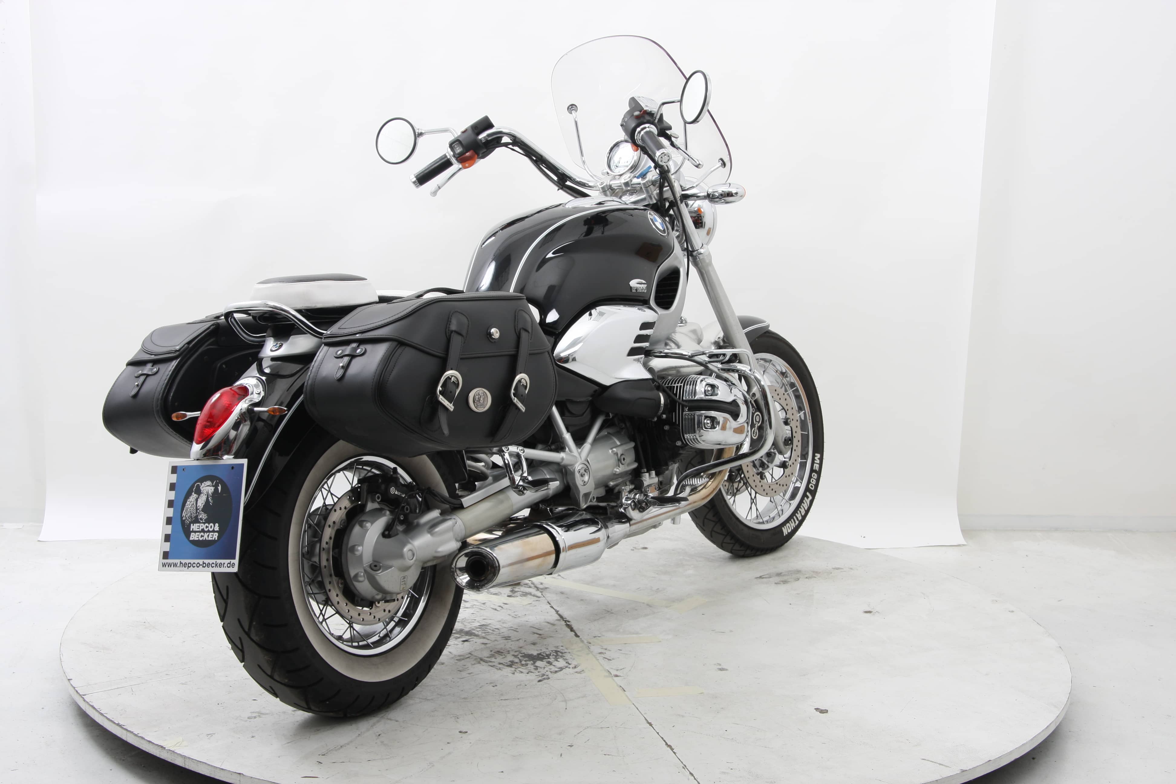 C-Bow side carrier chrome for BMW R 850 C (00-04)/R 1200 C (97-04) Hepco & Becker
