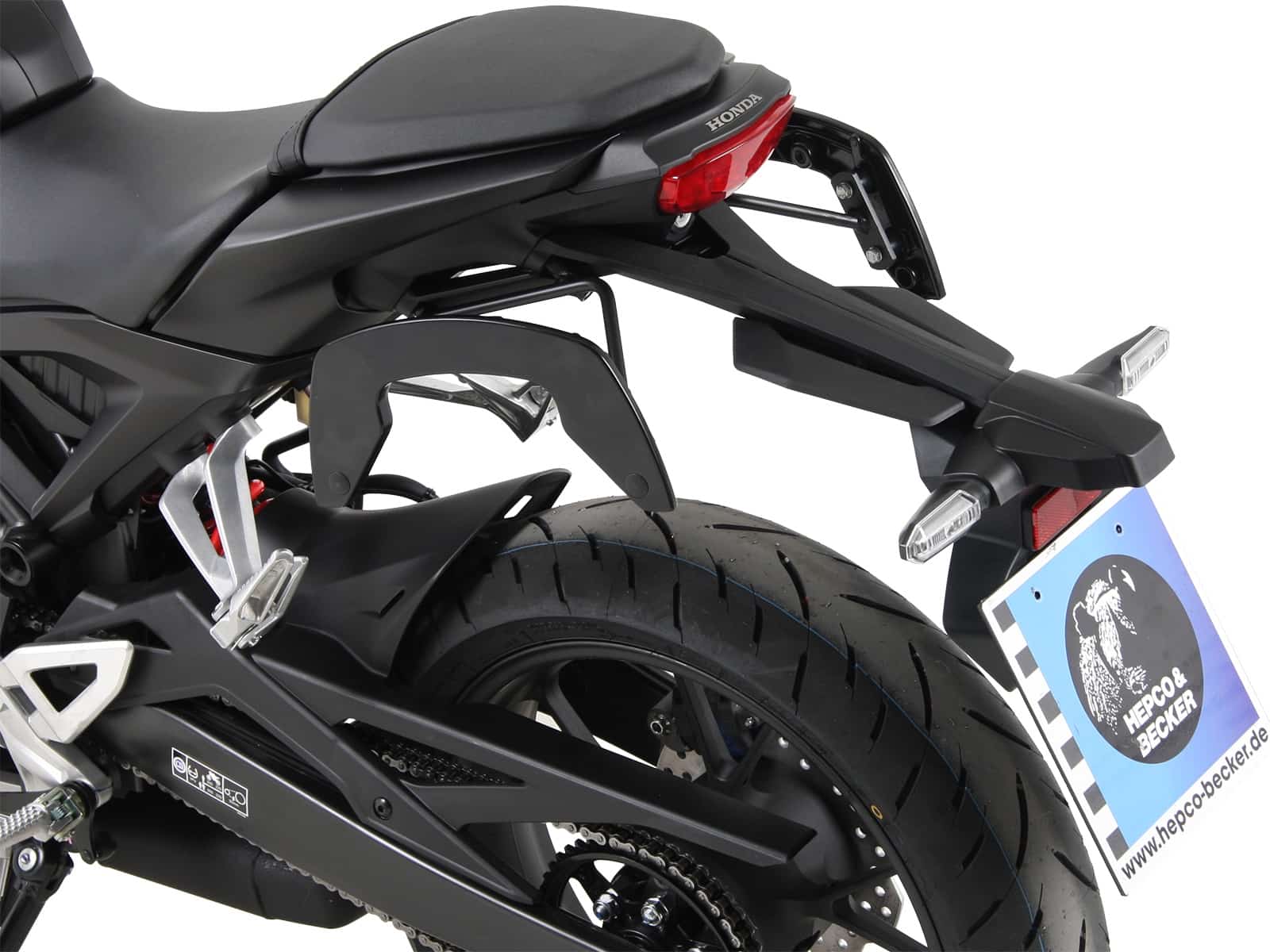 C-Bow side carrier black for Honda CB 125 R (18-24) Hepco & Becker