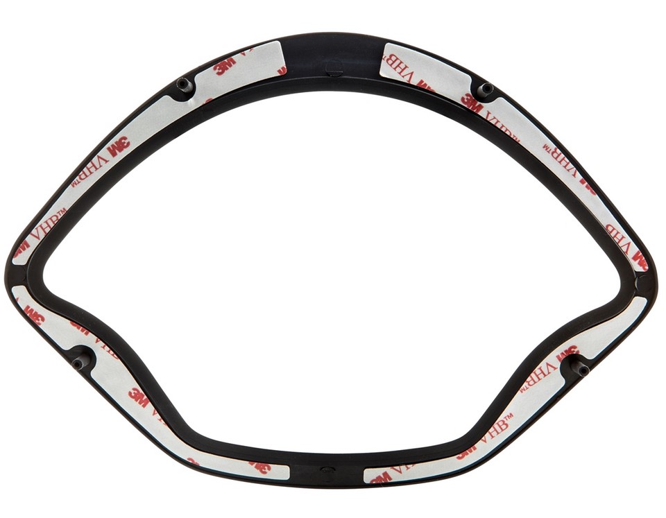 Decorative ring speedometer for Vespa GTS/GTS Super 125-300cc ('14-), black glossy