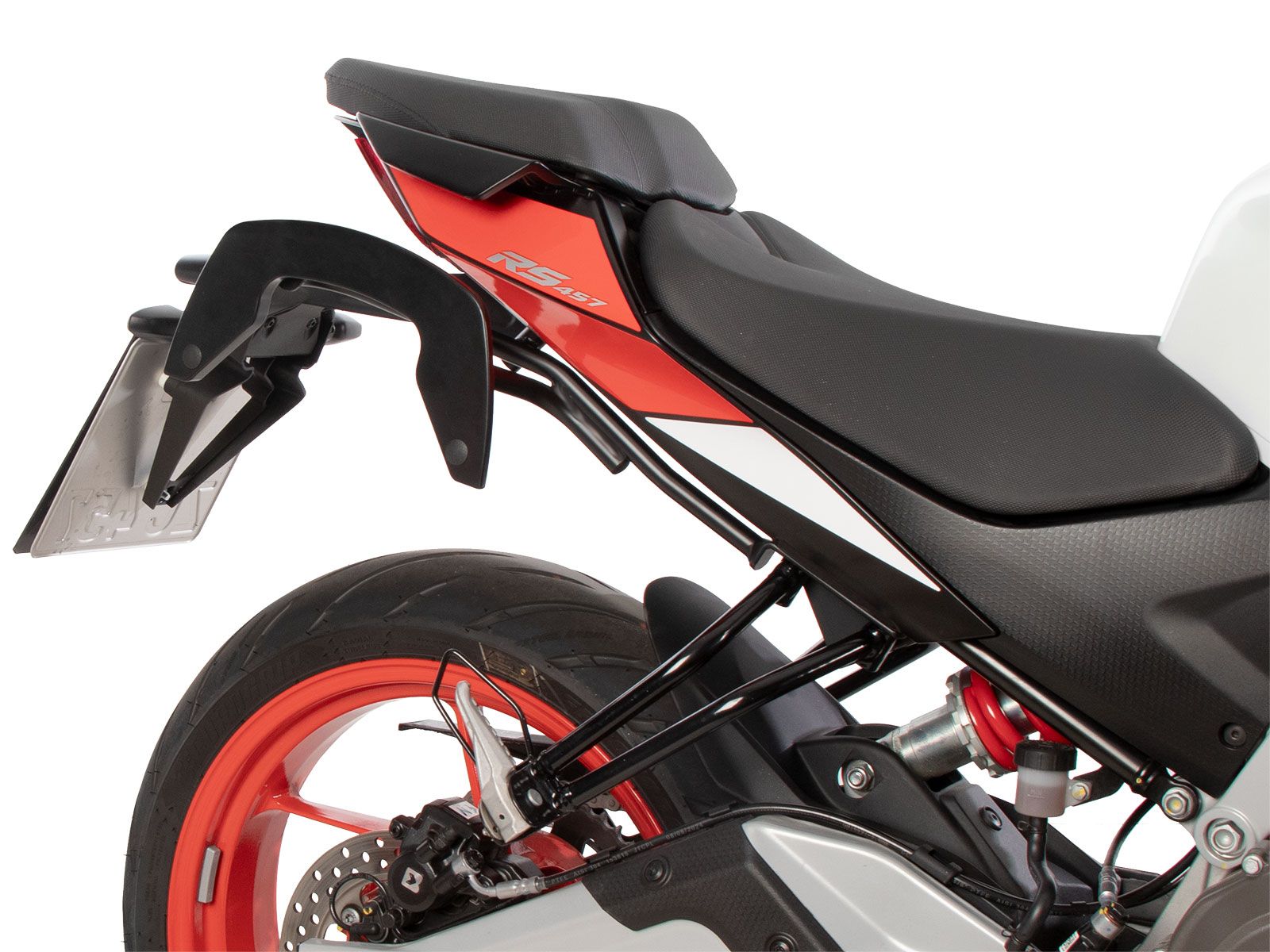 C-Bow side carrier black for Aprilia RS 457 (24-) Hepco & Becker