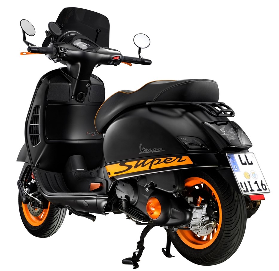 Oil filler plug engine oil for Vespa, orange matt