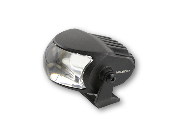 HIGHSIDER pro high beam headlight Comet-High LED black E-approved (1pc)