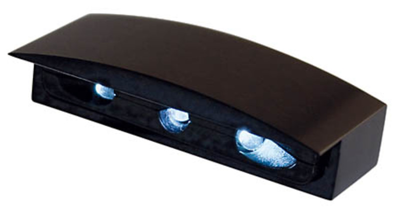 HIGHSIDER smart Micro LED License Plate Light Black With Aluminum Housing (1pc)