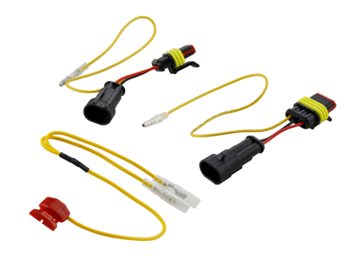 Turn signal kit front left/right for Vespa Primavera/Sprint 50cc 2T/4T, clear