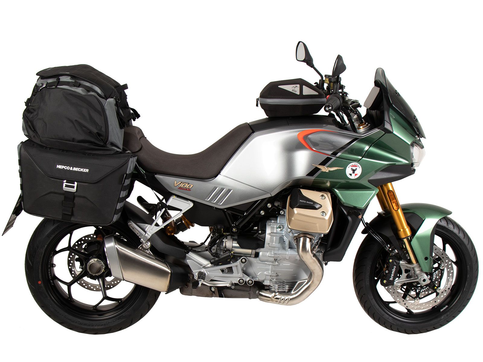 Basic tank ring incl. tank bag closure unit for Moto Guzzi V100 Mandello /S (22-)