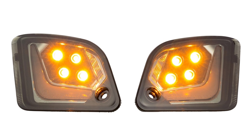 Rear left/right blinker kit for Vespa GTS/GTS Super/GTV 125-300cc ('14-22), tinted
