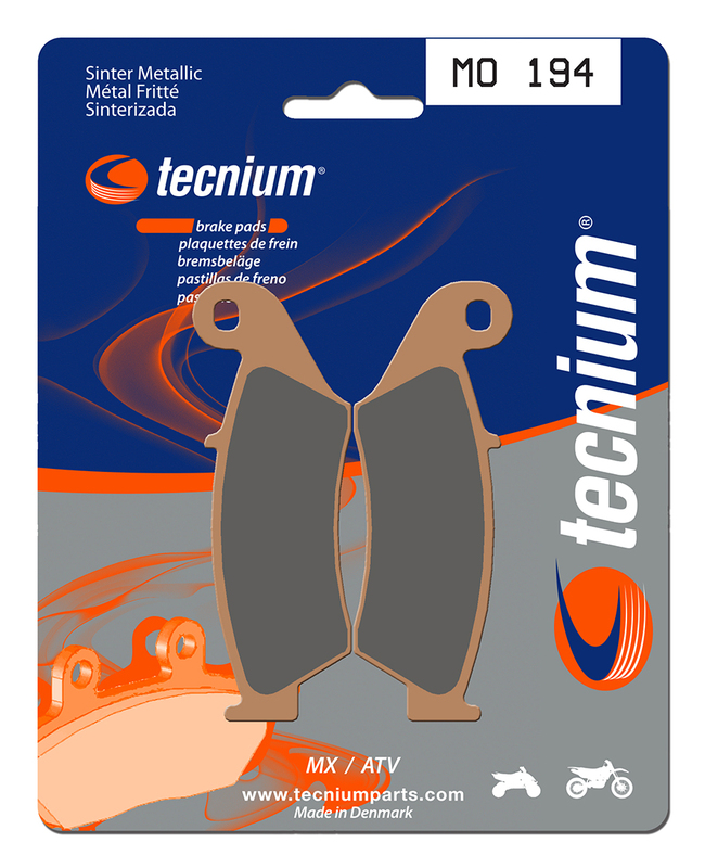 Tecnium MX/ATV sintered metal brake pads - MO194