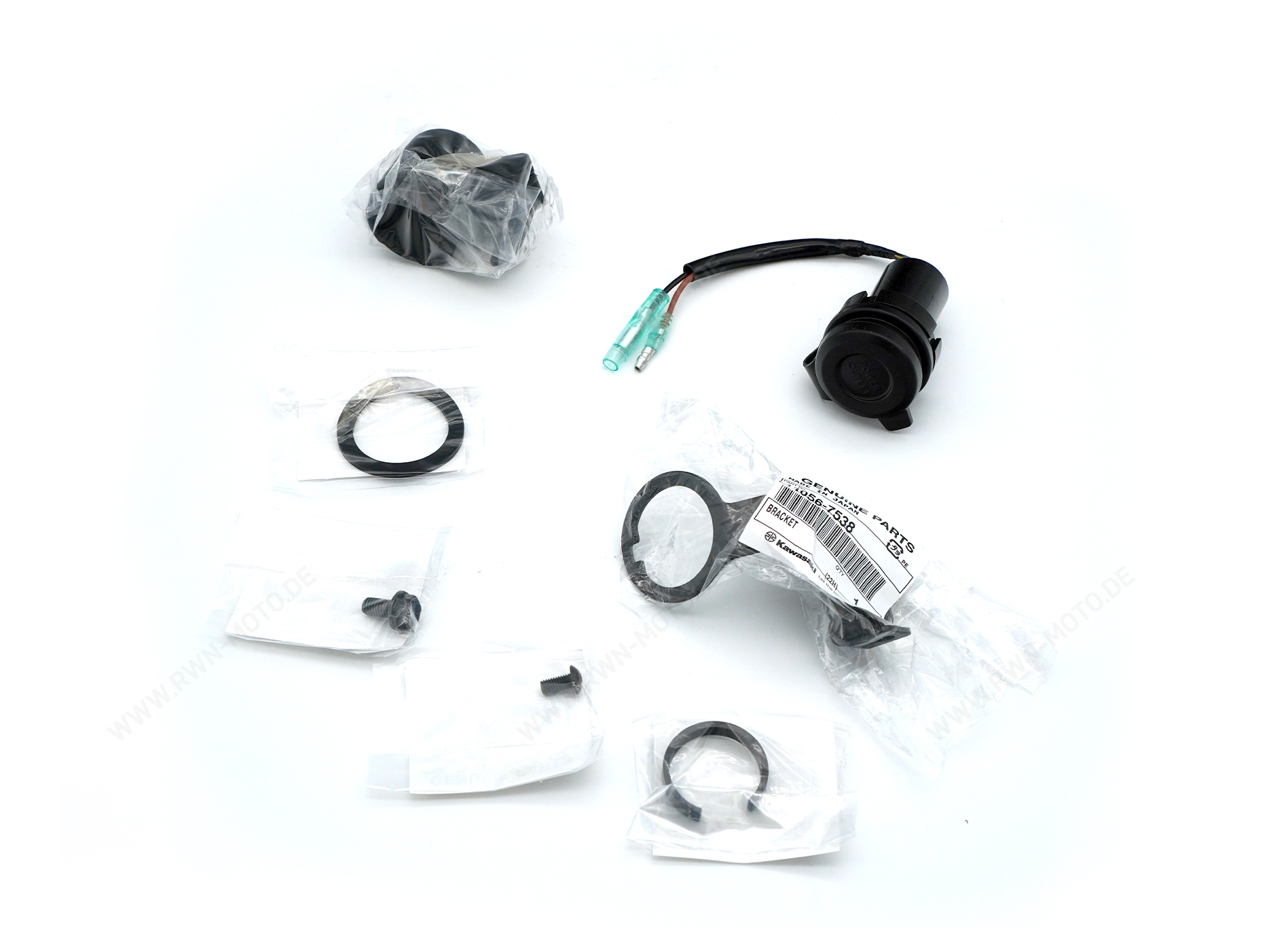 12V socket kit for Vulcan S (Bj.15-19) Original Kawasaki