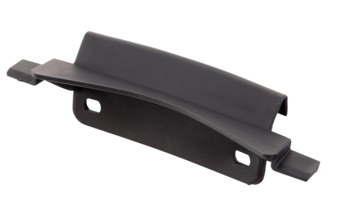 Connection piece mono slot leg shield black matt for Vespa Primavera/​Sprint 50-150ccm