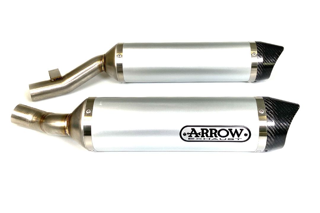 ARROW exhaust DARK THUNDER for Kawasaki Z 1000 (10-)