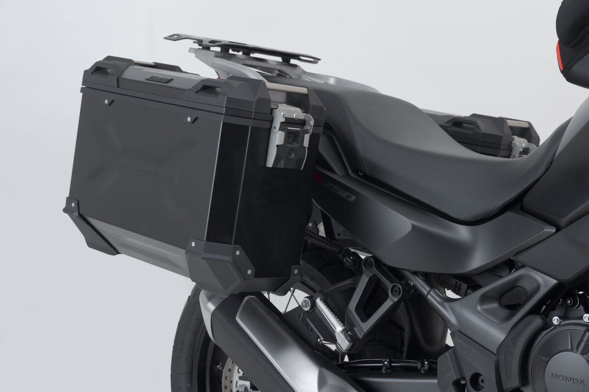 SW-Motech TRAX ADV aluminum case system 2x37L black for Honda XL 750 Transalp (23-) SW Motech
