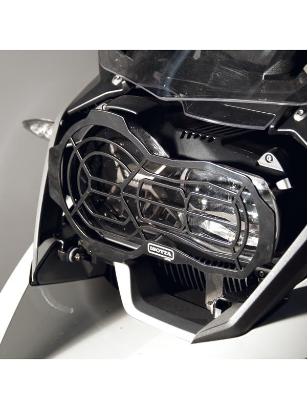 Folding headlight guard for BMW R 1200 GS LC (13-16), black