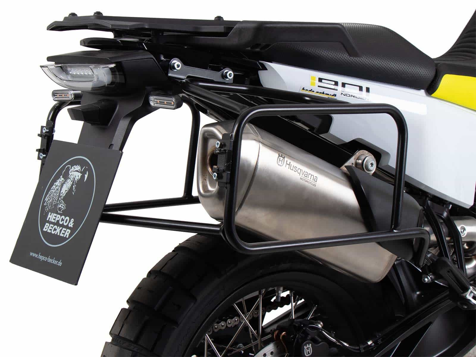 Case carrier firmly screwed for Husqvarna Norden 901 (22-) Hepco & Becker