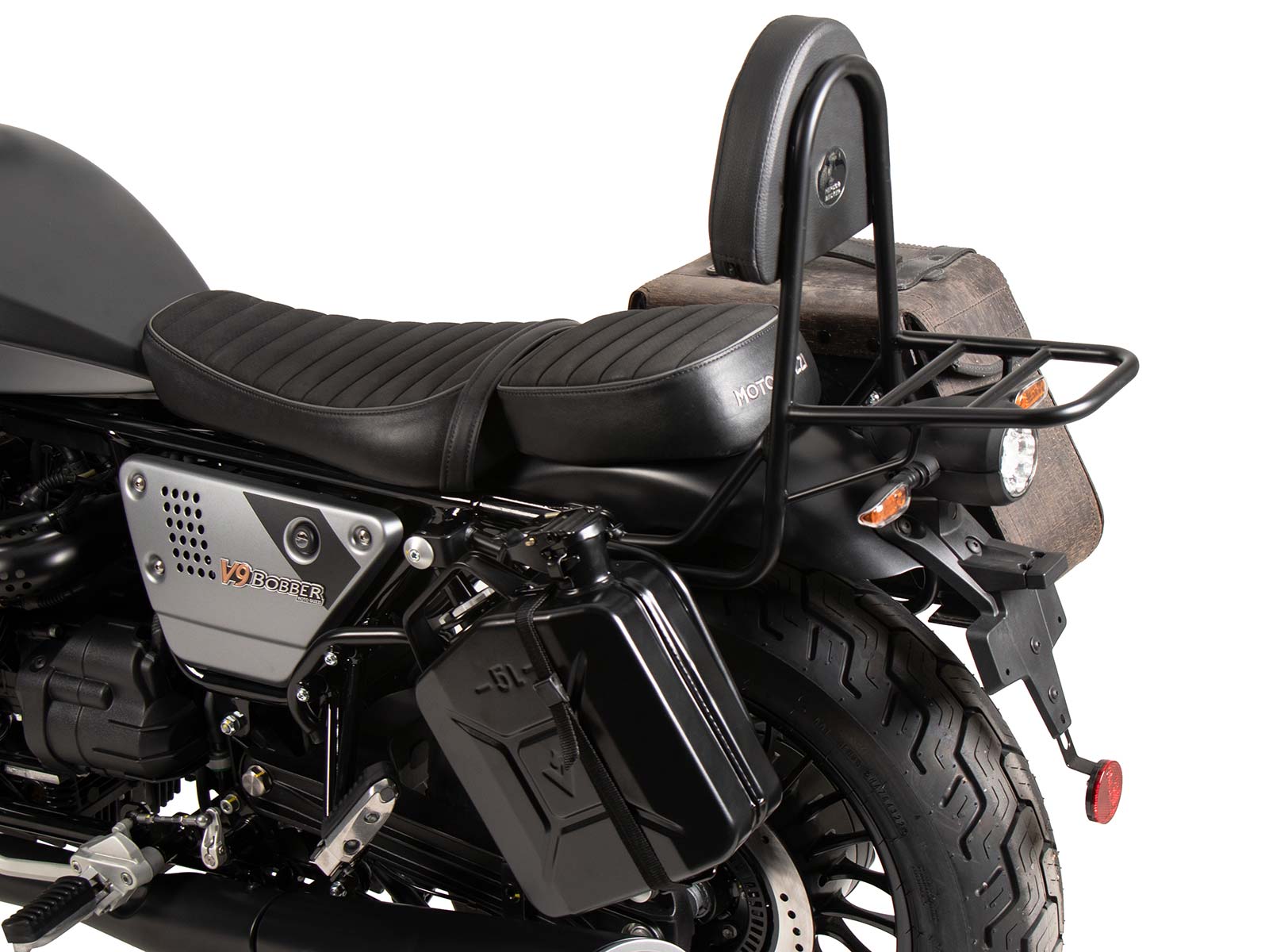 Canister 4 ltr. incl. cutout holder left for Moto Guzzi V9 Bobber/Special Edition (21-)