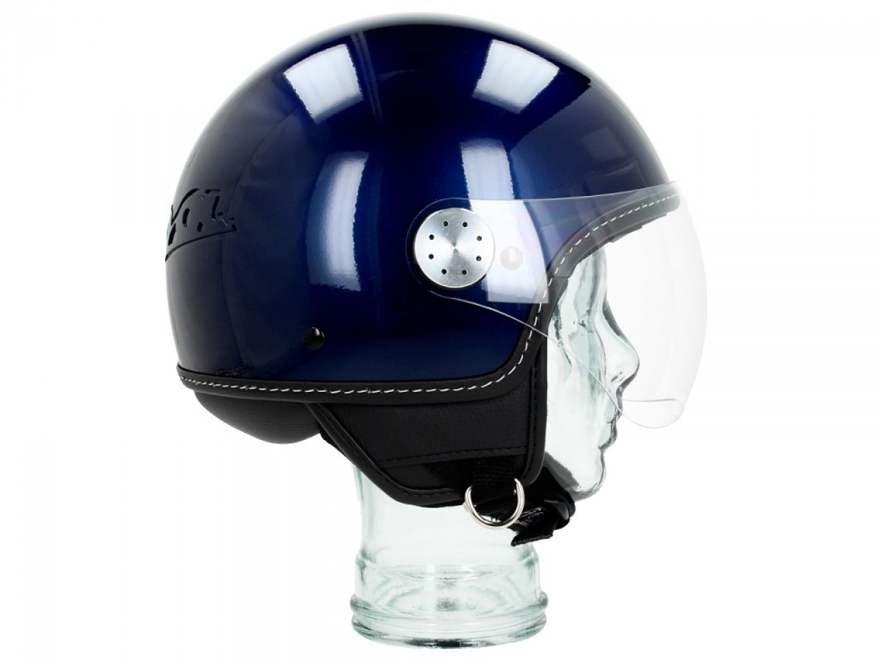 Vespa jet helmet Visor 3.0 blue energia