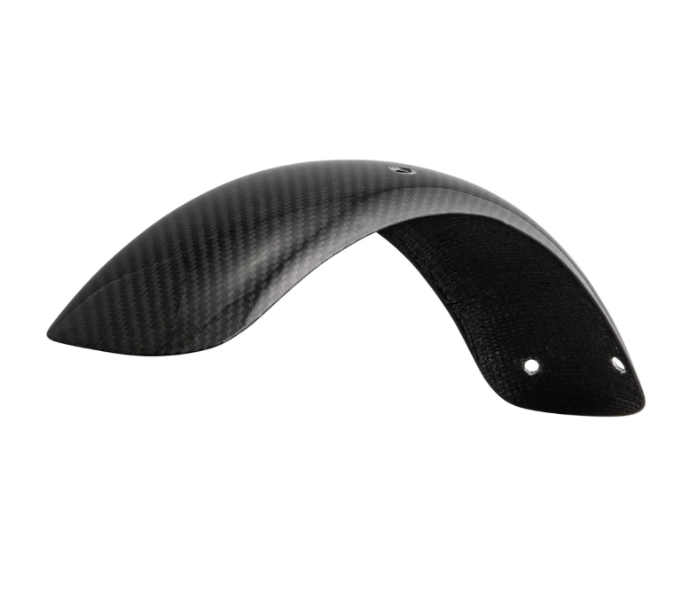 Mudguard 2.0 Garelli Race EVO II without holder for Vespa PX 80-200cc, carbon clear