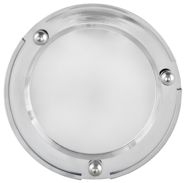 Cover vario lid for Vespa Primavera/Sprint 125-150cc i.e. 3V 4T AC, chrome