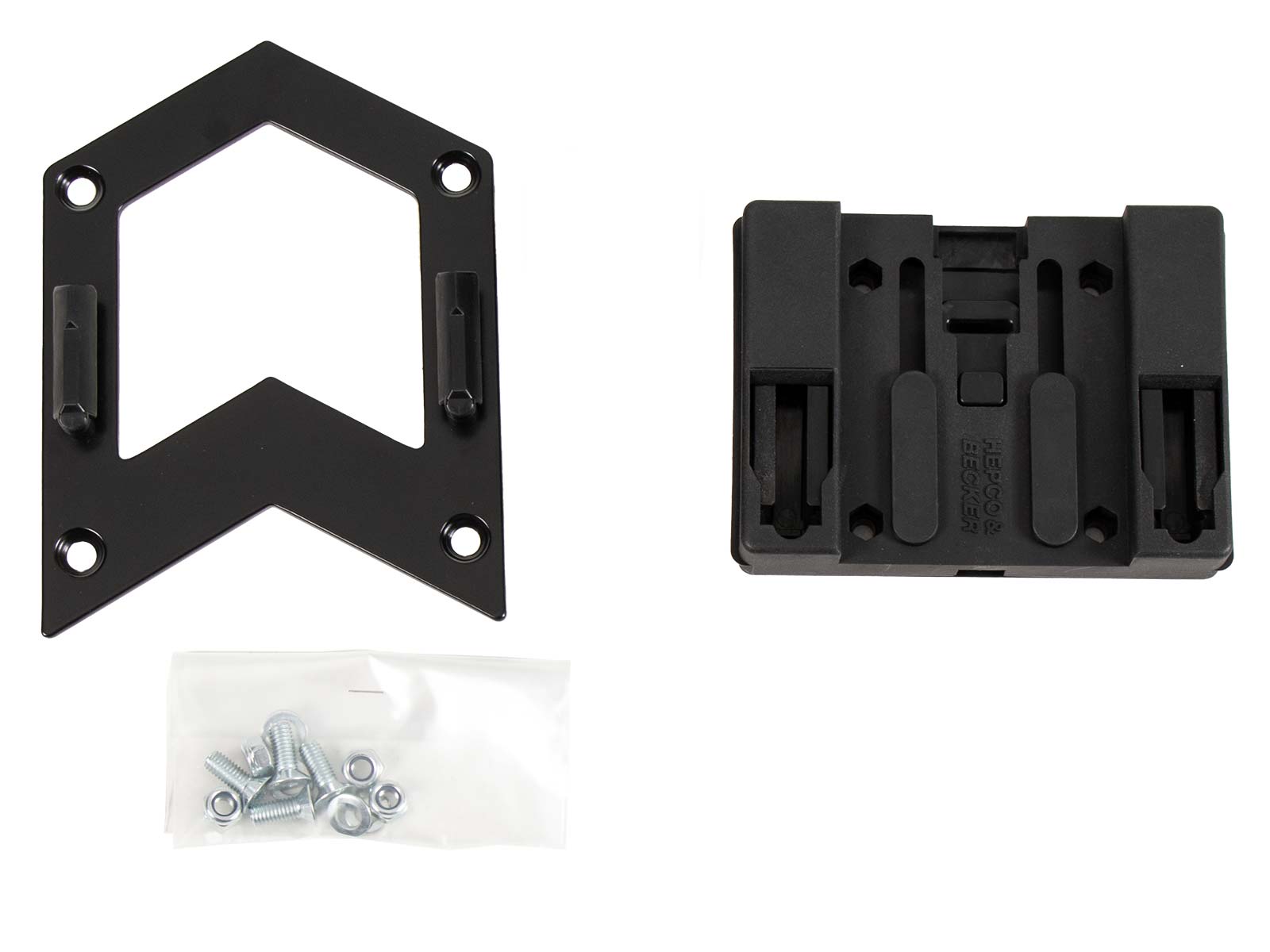 Rear bag Street Basic black for Sportracks and Smartraks Hepco & Becker