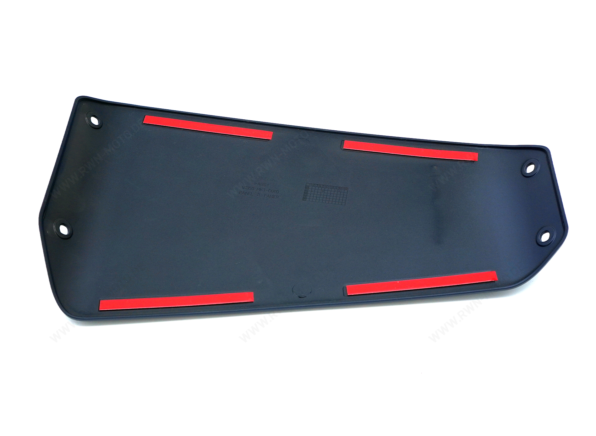 Case trim set blue for the side case set for Honda Forza 750 2021-