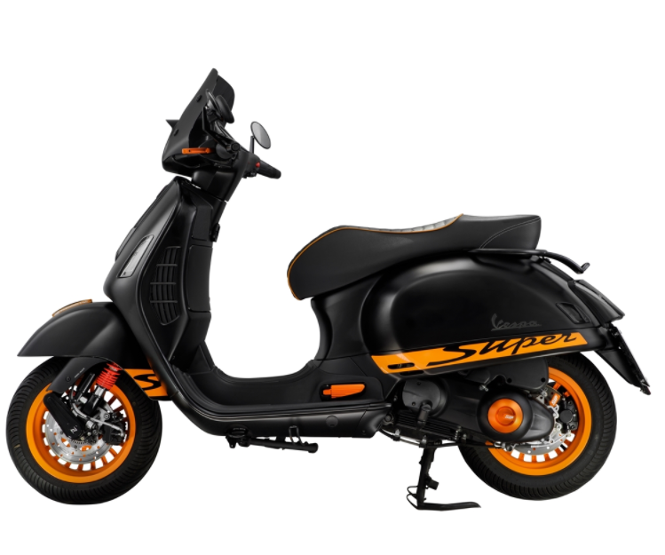 Cover vario lid for Vespa Primavera/Sprint 125-150ccm i.e. 3V 4T AC, orange matt
