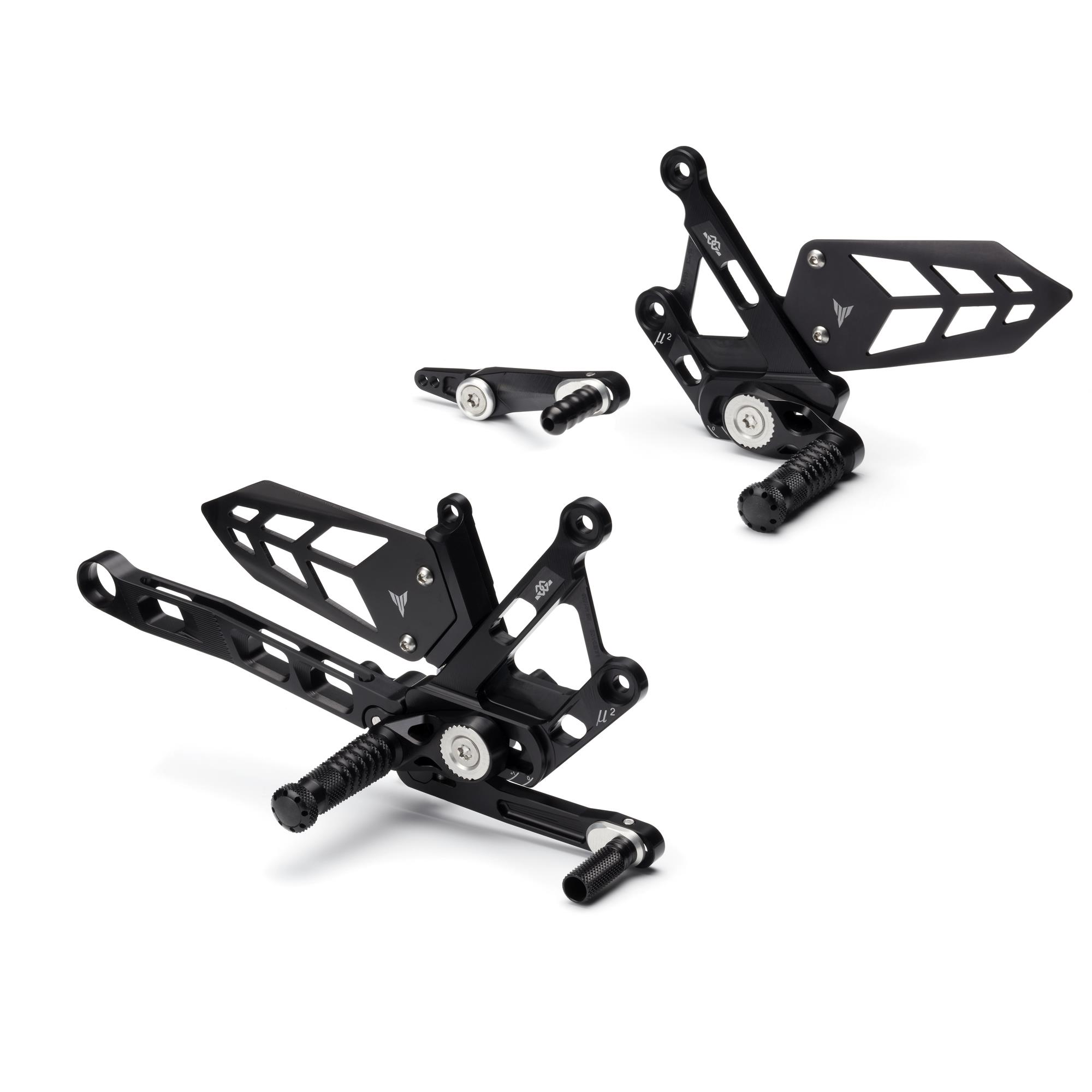 Adjustable billet footrest system for MT10 /SP (Bj.16-19) Original Yamaha