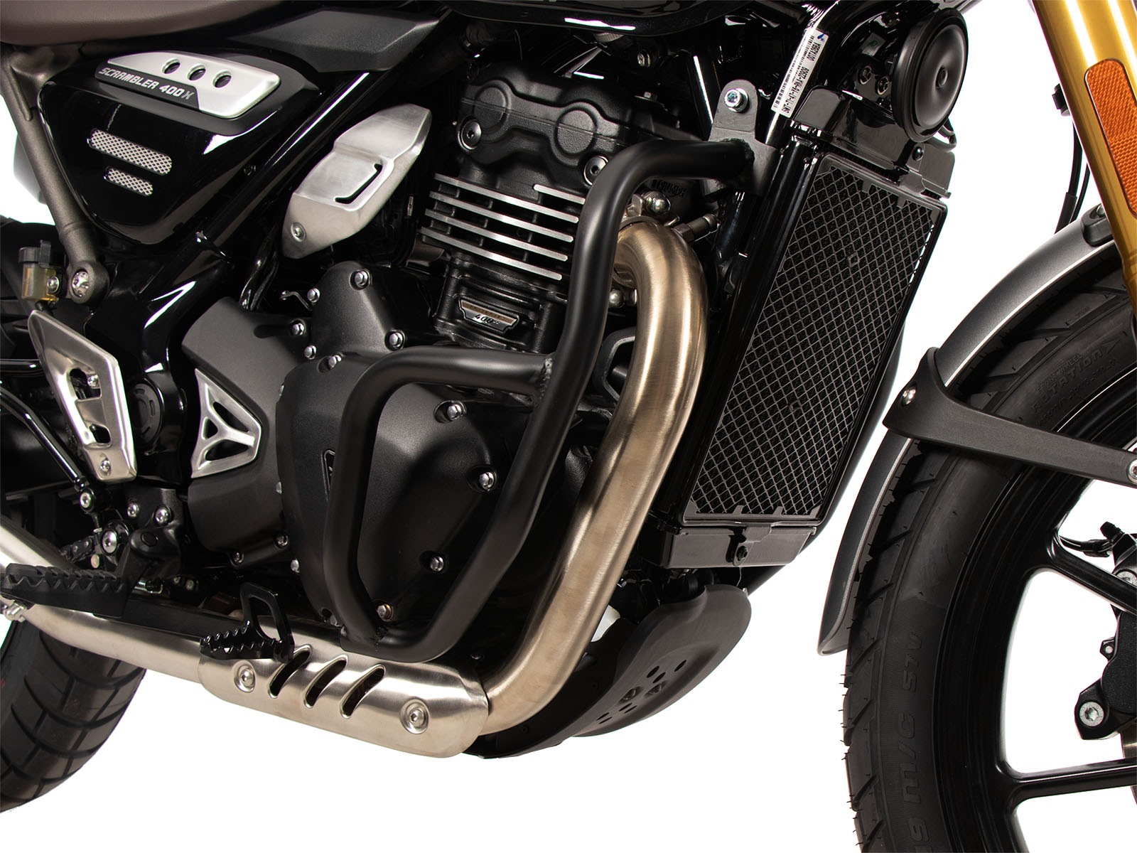 Engine guard black for Triumph Scrambler 400 X (24-) Hepco & Becker