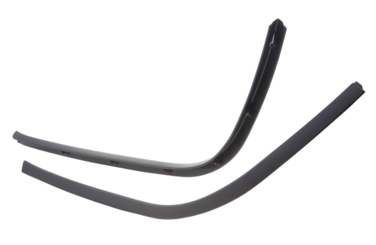 Mono slotted tube leg shield & kick plate complete for Vespa Primavera/Sprint 50-150ccm