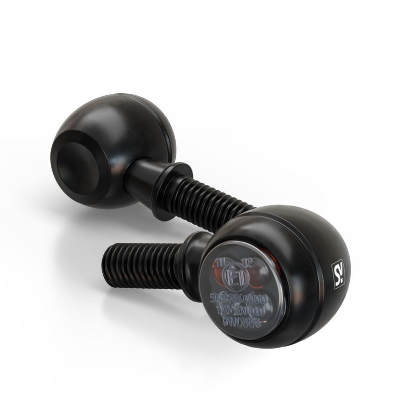HIGHSIDER smart Circula-S indicator/position light black/tinted 2in1, E-approved (pair)