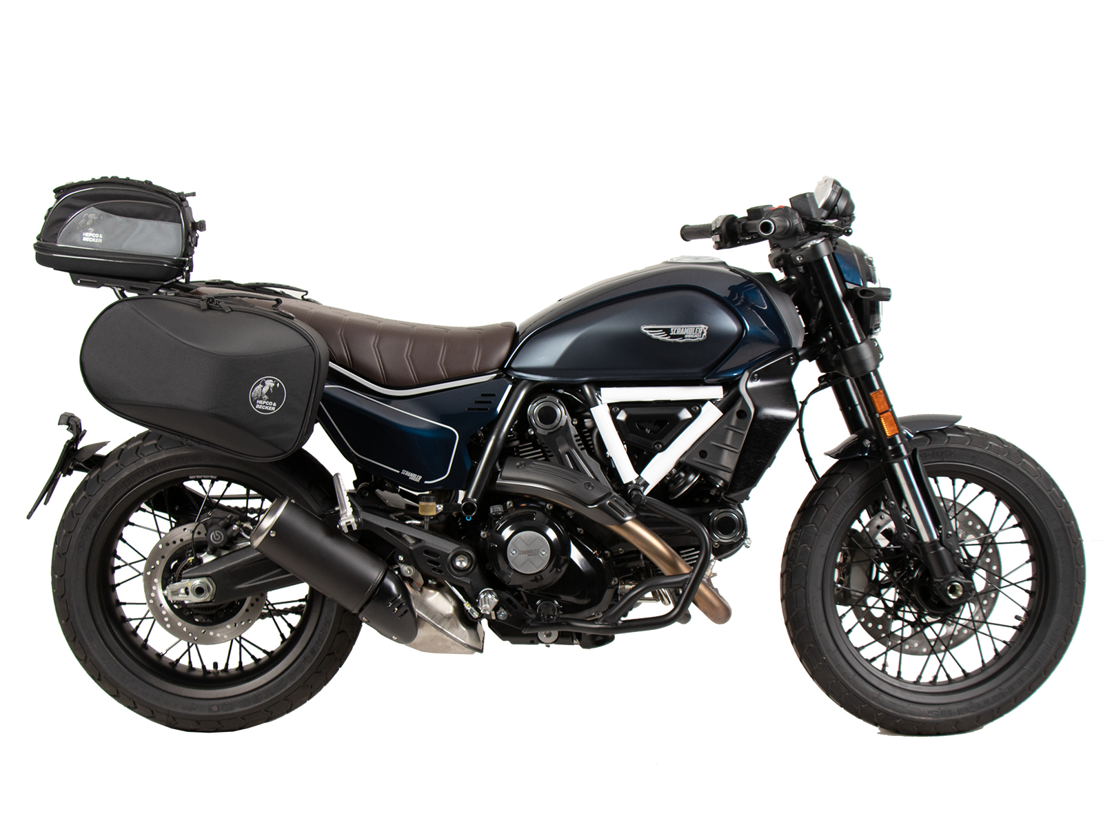 C-Bow side carrier black for Ducati Scrambler 800 Nightshift /Full Throttle (23-) Hepco & Becker