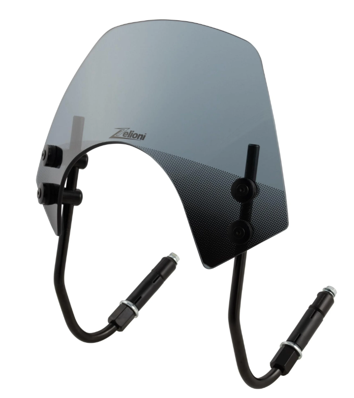 Flyscreen ZELIONI Racing for Vespa GTS/GTS Super 125-300cc, black tinted