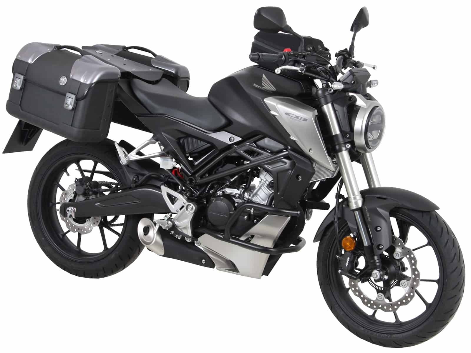 C-Bow side carrier black for Honda CB 125 R (18-24) Hepco & Becker