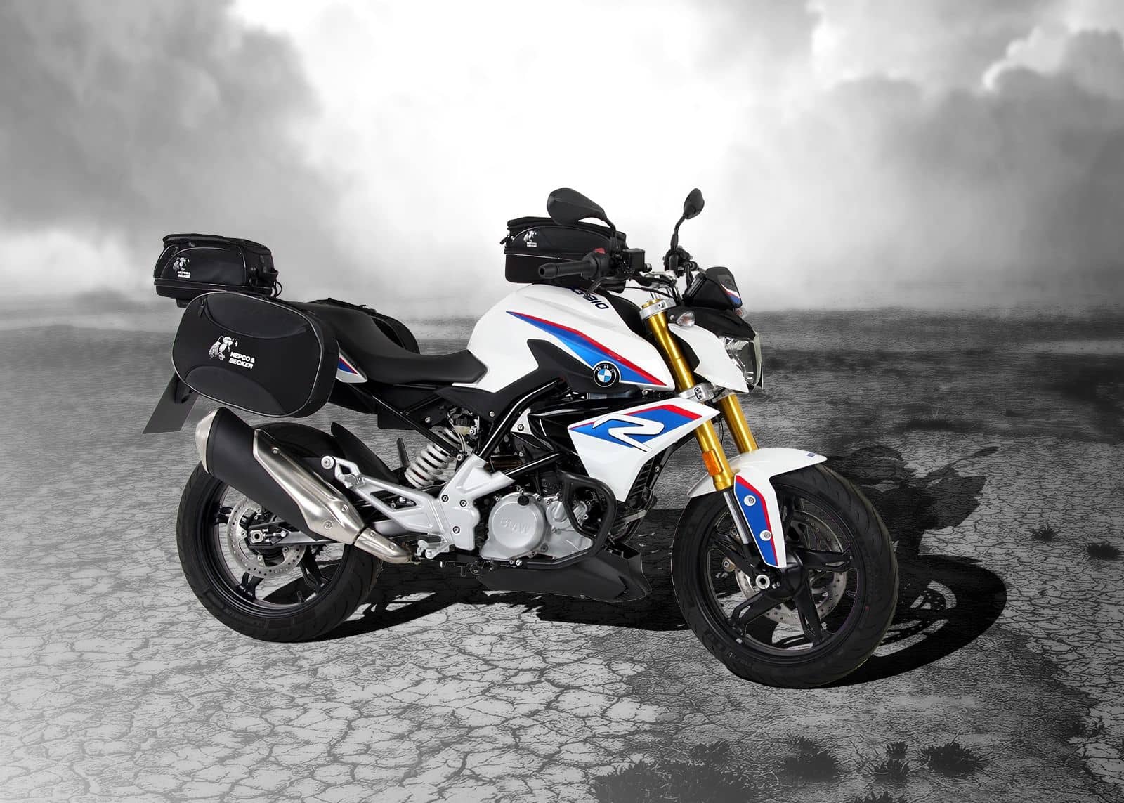 C-Bow side carrier black for BMW G 310 R (16-) Hepco & Becker