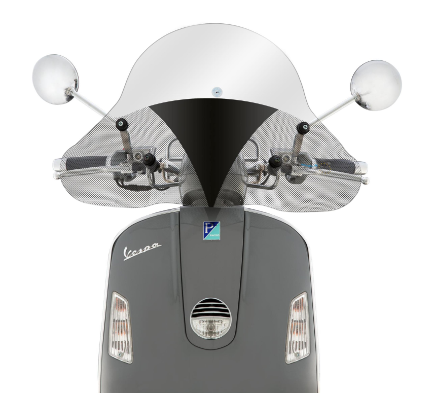 Flyscreen CUPPINI for Vespa GTV/GT 60 125-300cc, clear