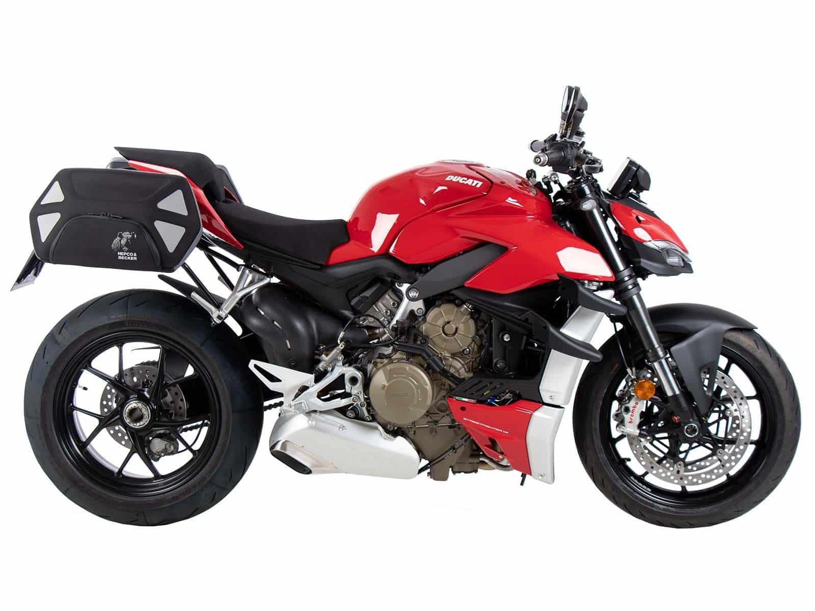 C-Bow side carrier black for Ducati Panigale V4 /S /R (18-24) Hepco & Becker