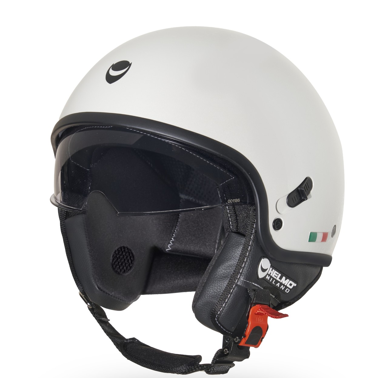 Helmo Milano Demi Jet, Puro Slider, white glossy