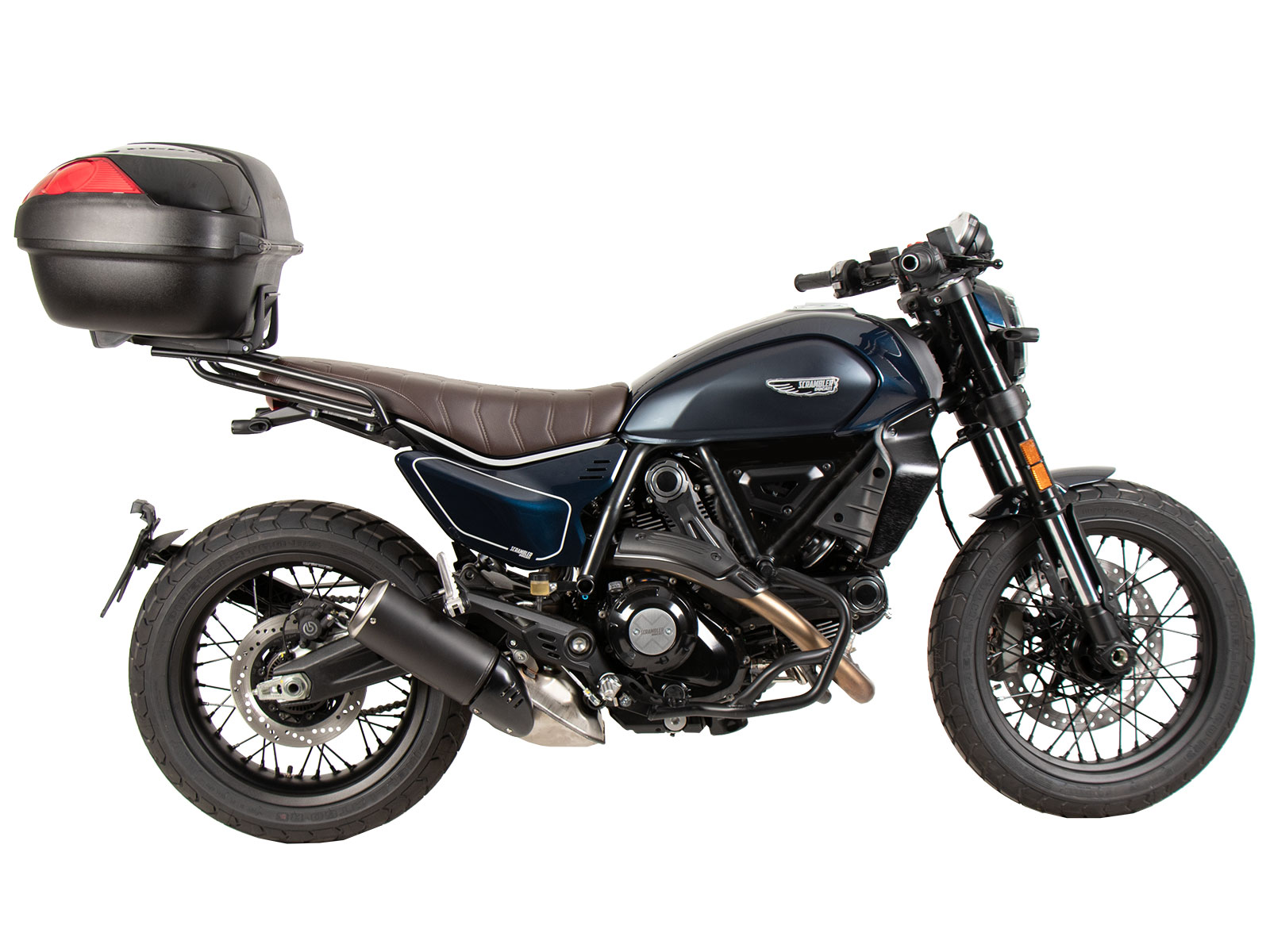 Alurack top case carrier black for Ducati Scrambler 800 Nightshift /Full Throttle (23-)