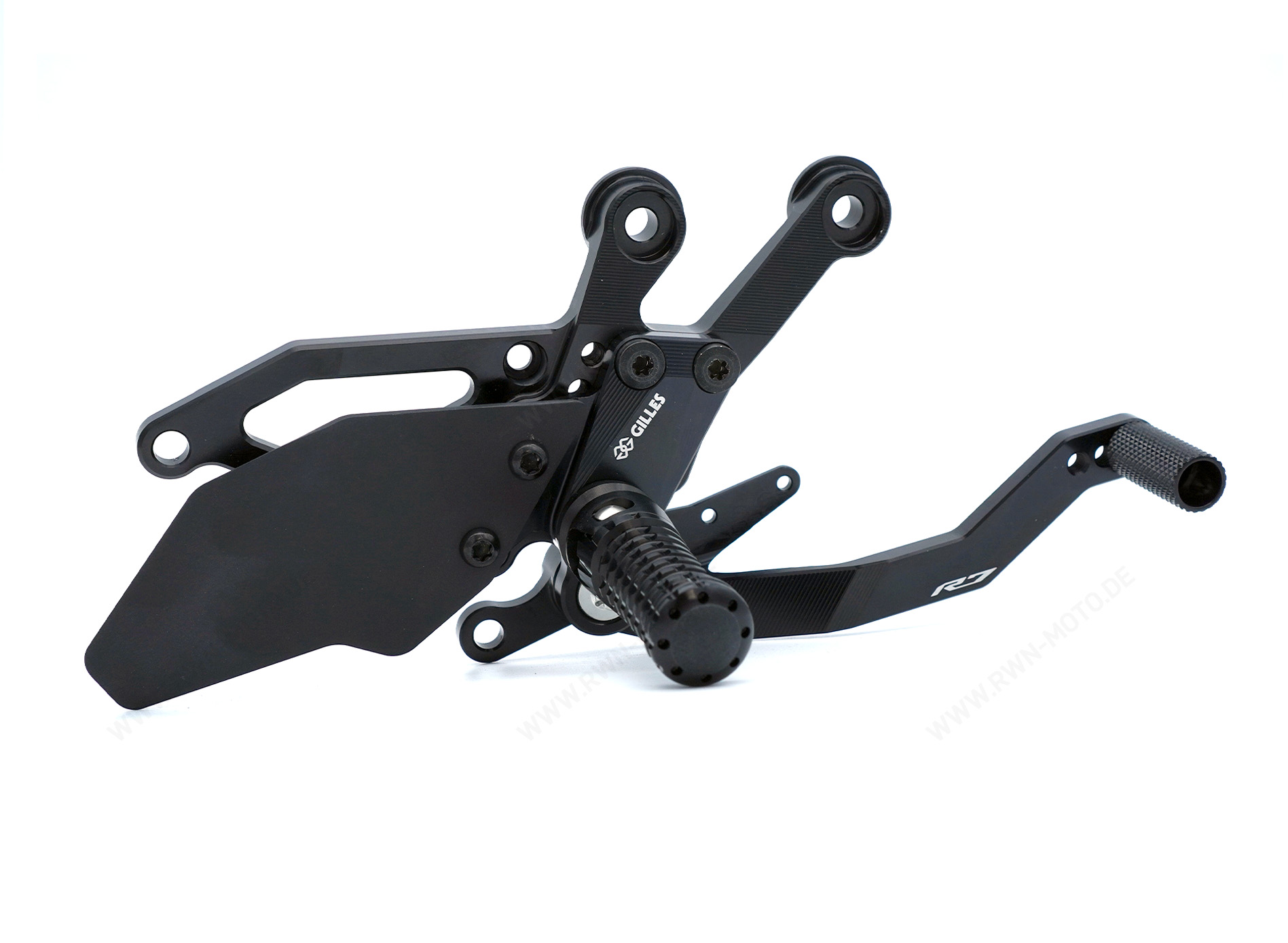 Adjustable billet aluminum footpegs for Yamaha YZF-R7 2021-