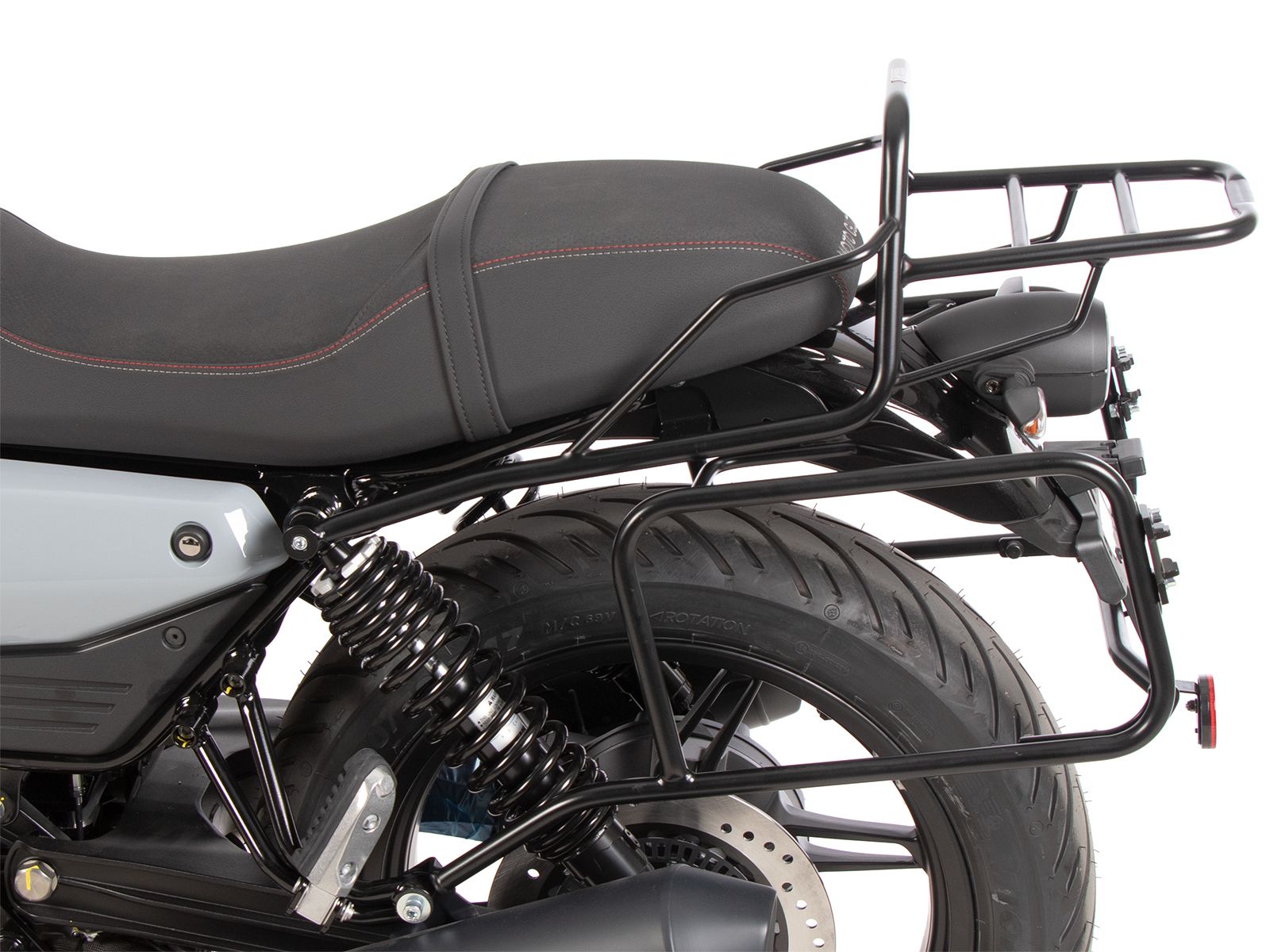 Tubular luggage rack top case carrier black for Moto Guzzi V7 850 Sport (25-) Hepco & Becker