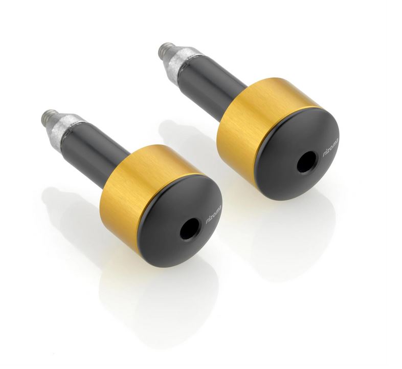 Handlebar end weights RIZOMA left & right for Vespa, gold anodized