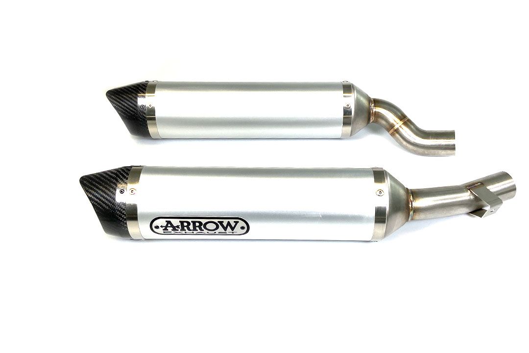 ARROW exhaust DARK THUNDER for Kawasaki Z 1000 (10-)
