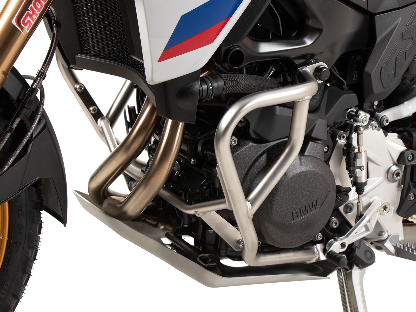 Stainless steel engine guard for BMW F 900 GS (24-) Hepco & Becker