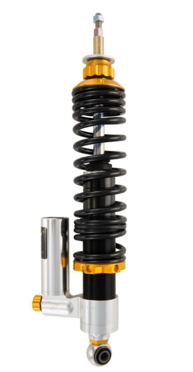Rear shock absorber for Vespa Primavera/Sprint 125 -150cc ('14-), silver/orange/black