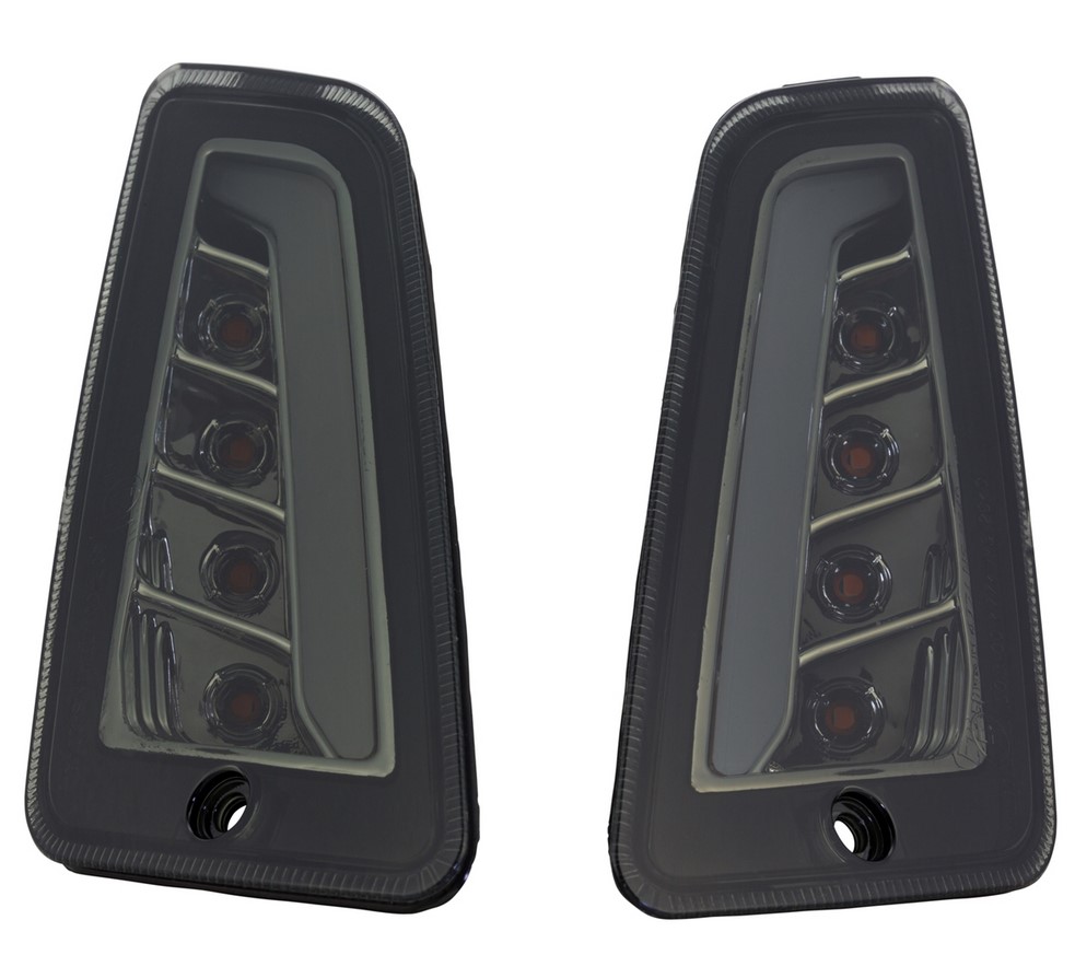 Turn signal kit front left/right for Vespa GTS/GTS Super/GTV/GT 60/GT/GT L ('03-'13), tinted