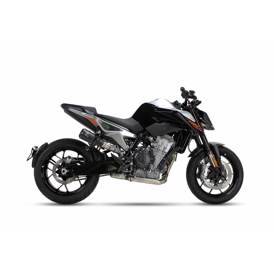 IXRACE MK2 rear silencer KTM 790 /890 Duke, stainless steel, E-approved, Euro4+5