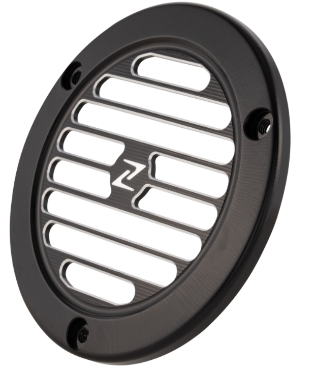 Vintage fan cover for Vespa Primavera/Sprint 3V i.e. 125/150cc 4T AC, black