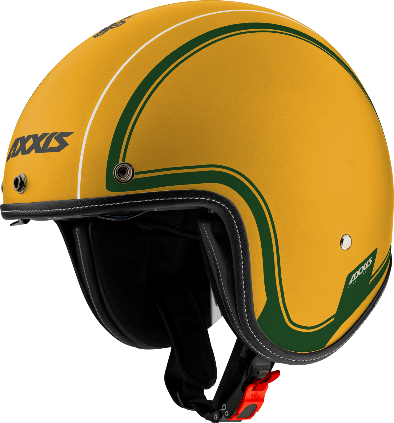 Axxis jet helmet, Hornet SV Royal, yellow matt