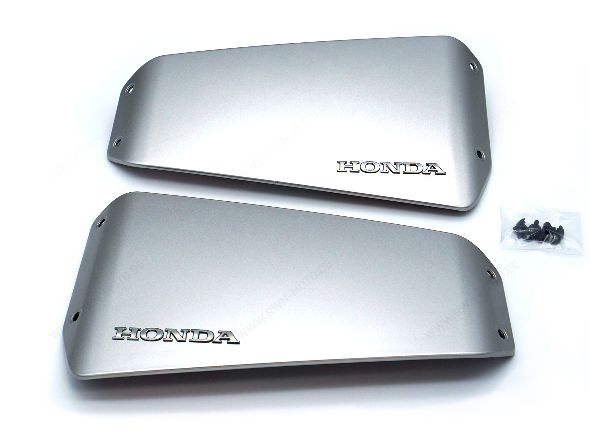 Case trim set silver for the side case set for Honda Forza 750 2021-