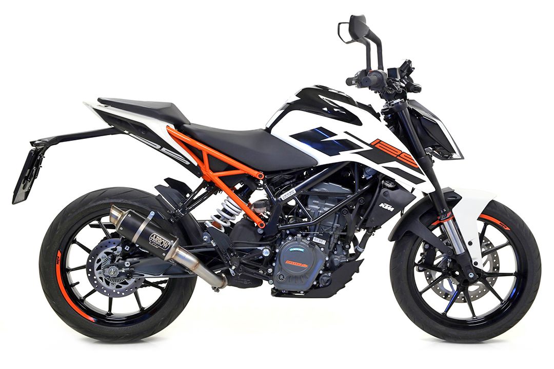 ARROW exhaust DARK GP2 for KTM 125 / 390 Duke (17-)