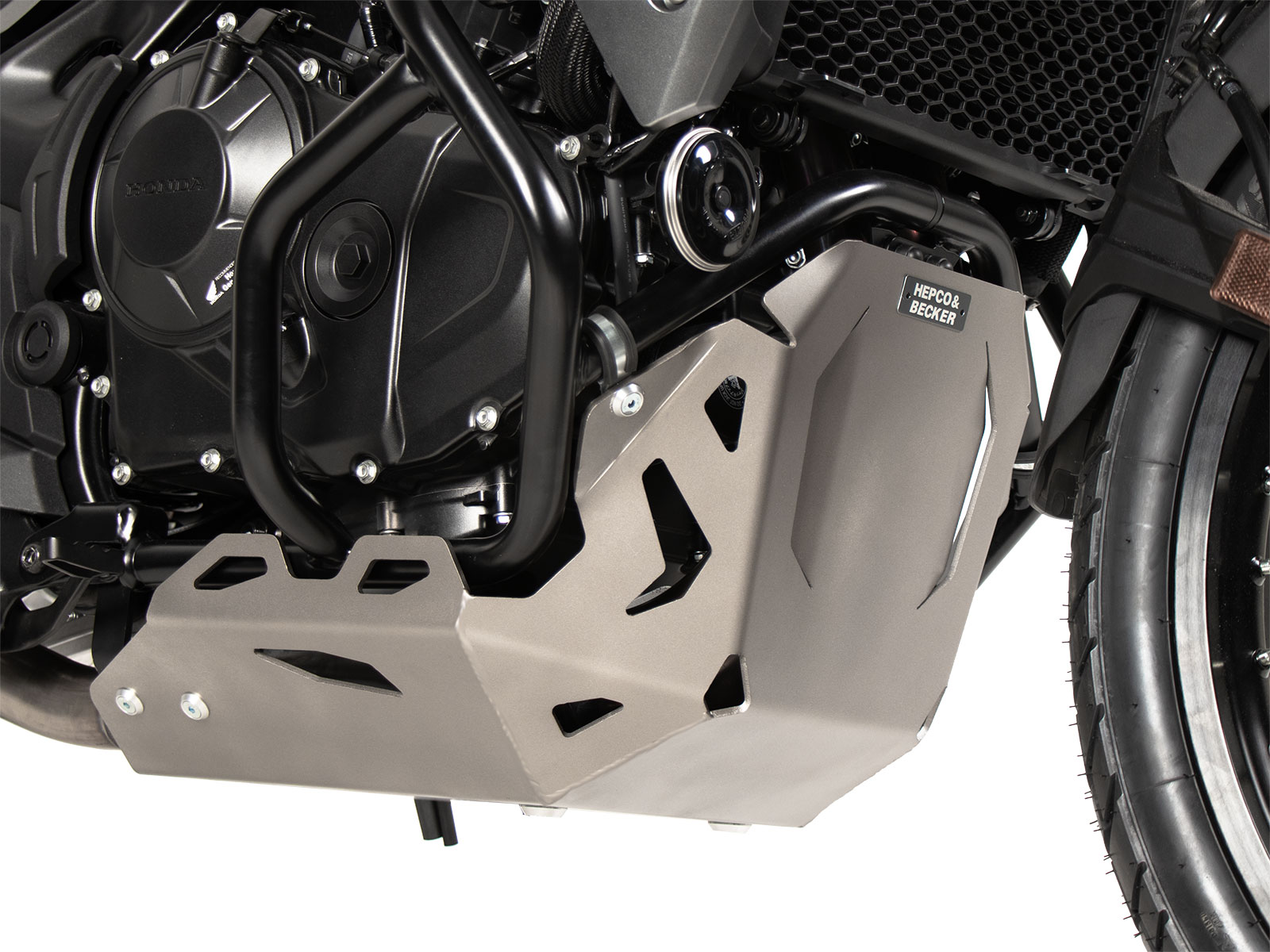 Engine protection plate silver for Honda XL 750 Transalp (23-) Hepco & Becker
